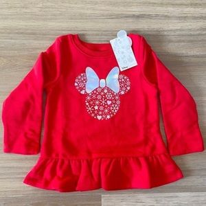 Disney Minnie Mouse Girls Toddler Sweater 24 months Christmas Pullover